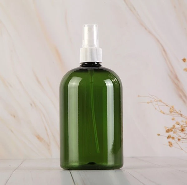 500ml green bottle with liquid pump
