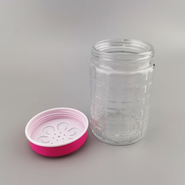 Glass Jar With Plastic Cap