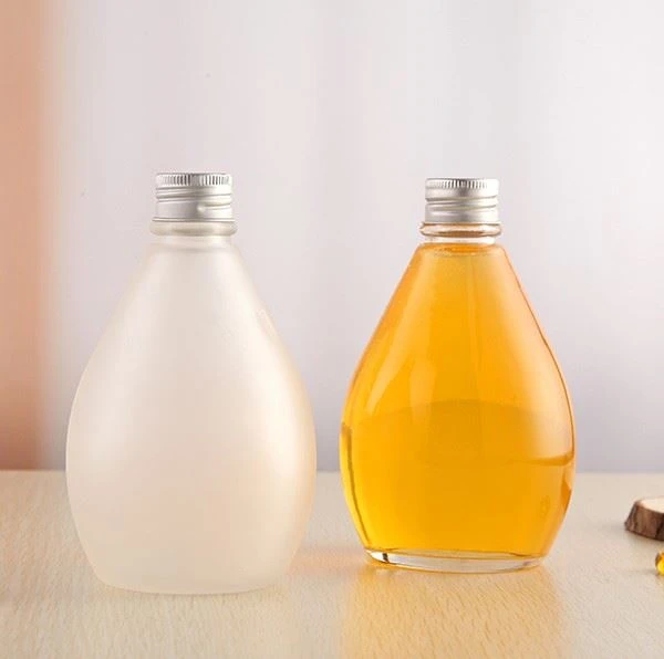 small glass juice bottle (2)