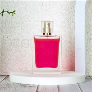 Bottiglia di vetro cosmetica con spruzzatore di profumo